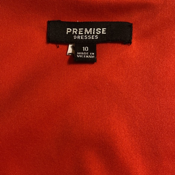 Premise size 10 red Dress with zippers - Picture 5 of 9